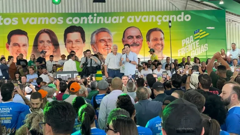Daniel Vilela reúne multidão em Rio Verde e testa força da base governista no reduto bolsonarista