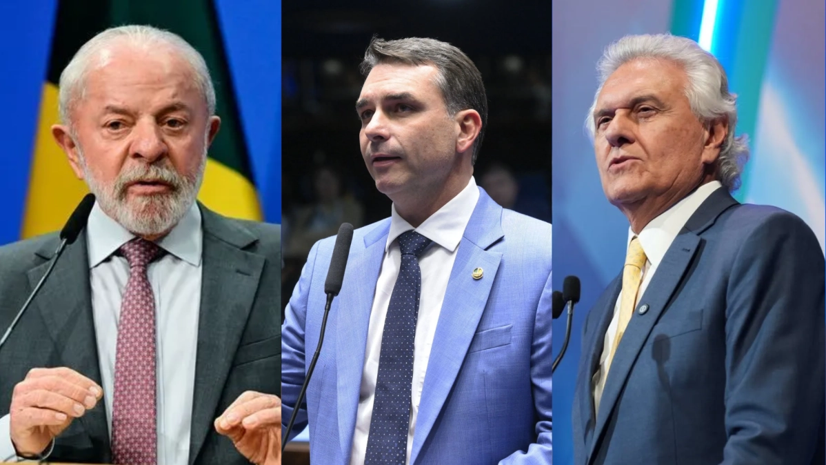 Quaest: Flávio e Lula lideram em rejeição; Caiado tem 35% de rejeição e desconhecimento de 43%