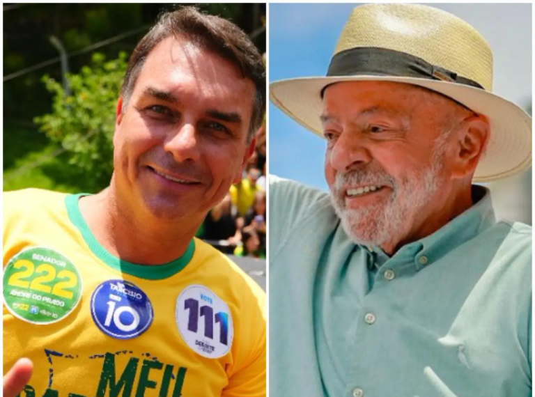Flávio Bolsonaro proclama “fim do PT” e Lula aponta “prova dos nove” no 2º turno